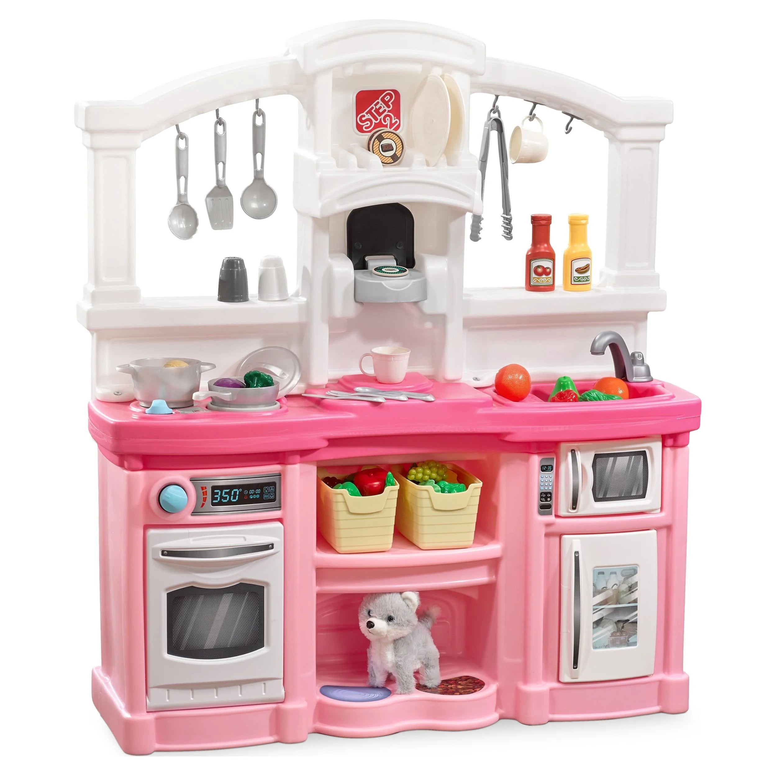 2025 Set de cocina infantil Step2 Fun with Friends en rosa