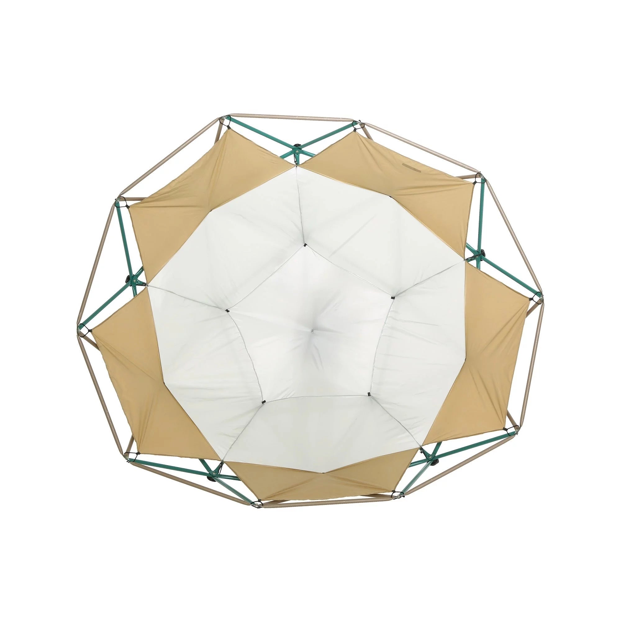 Lifetime Cúpula para Escalar al Aire Libre para Niños, 5 pies de Alto x 10 pies de Ancho con Dosel, Verde y Marrón (90612)