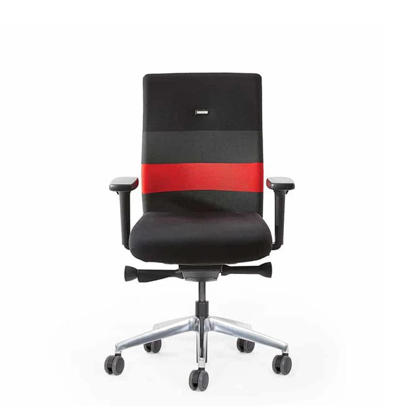 2025 Silla de Oficina Ergonómica Agilis AG10 EL SALVADOR DE ESPALDA con Bandas de Colores – Configurable