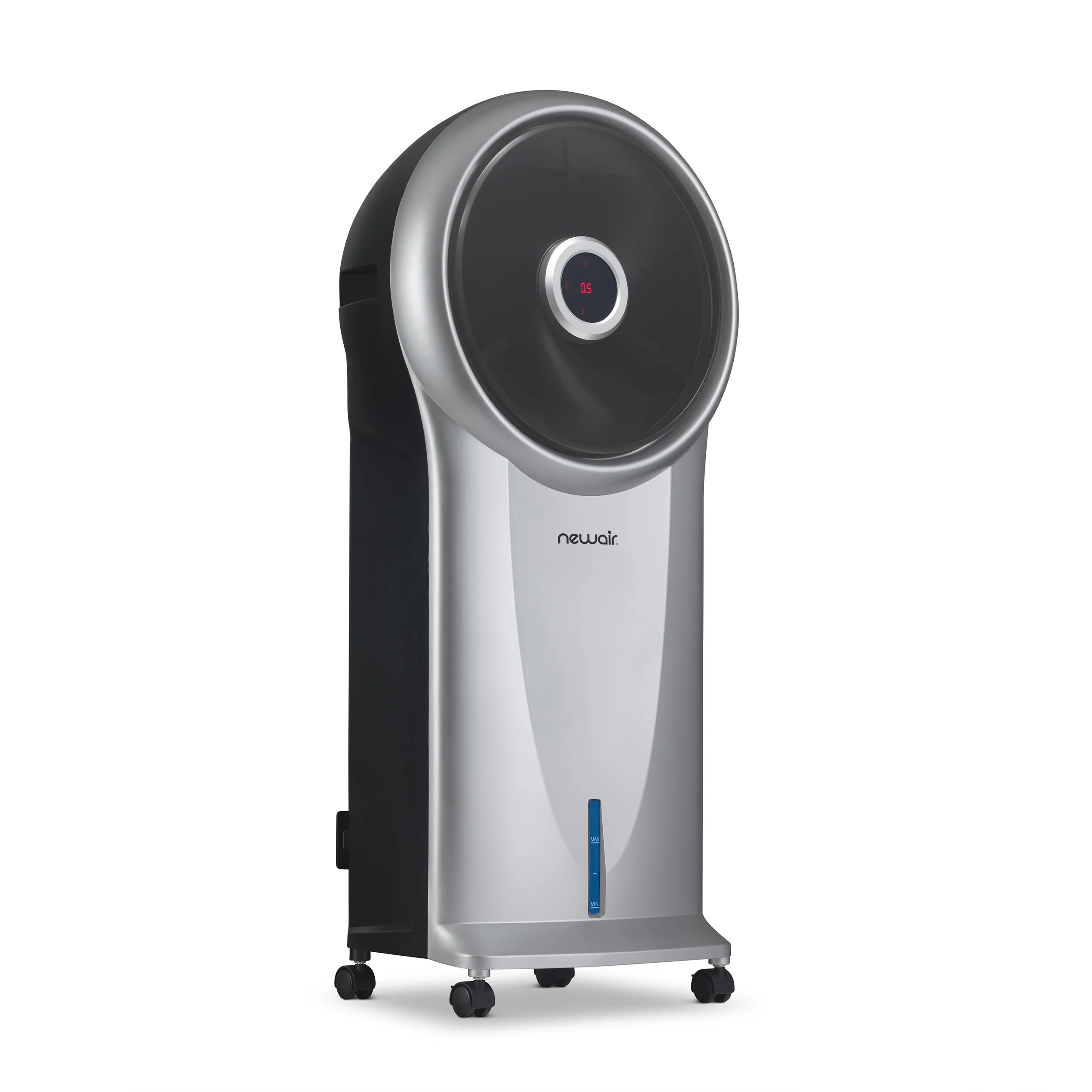 2025 Newair® Enfriador de Aire Evaporativo y Ventilador Portátil 470 CFM – Plateado