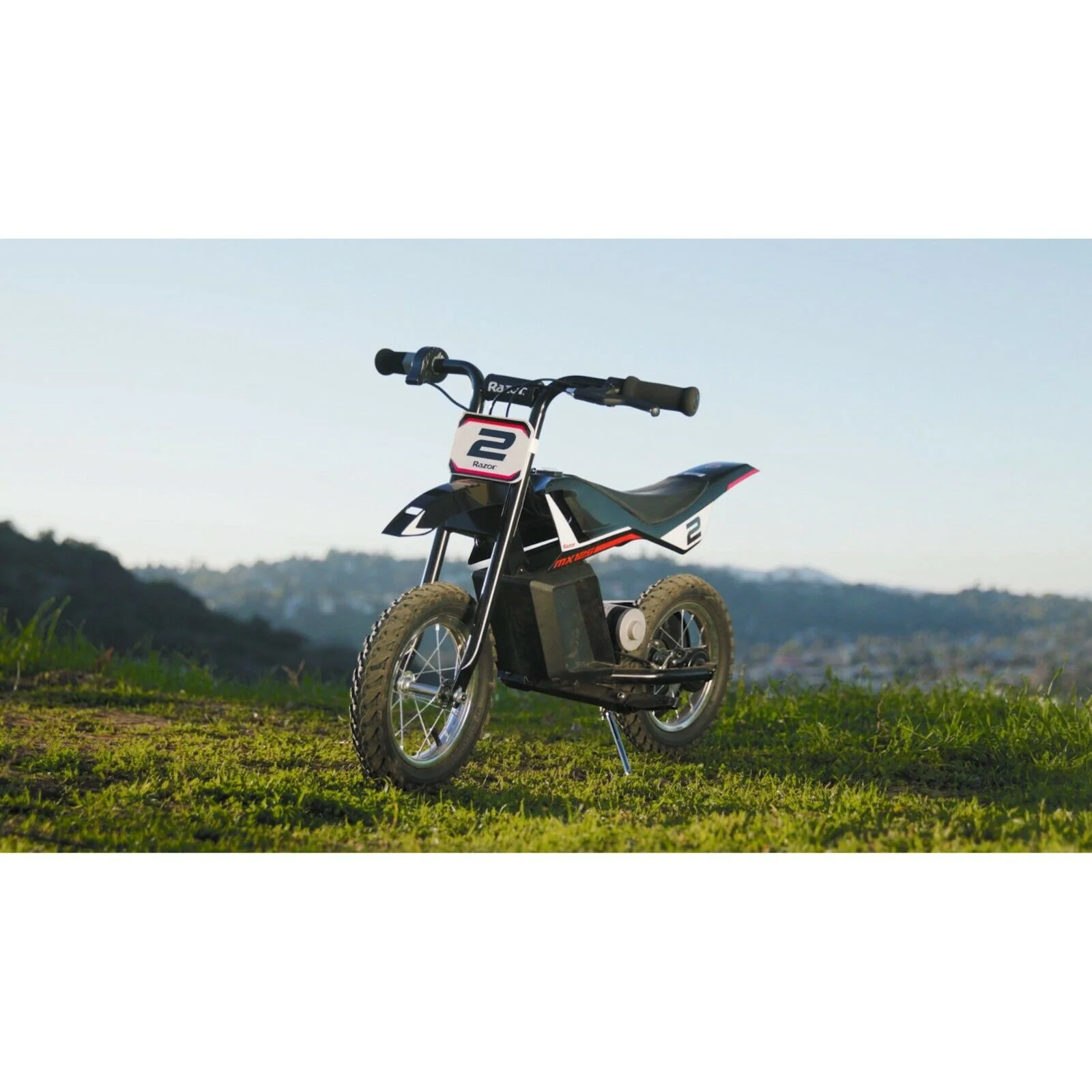2025 Moto Cross Eléctrica para Niños Razor Dirt Rocket MX125 - Negra