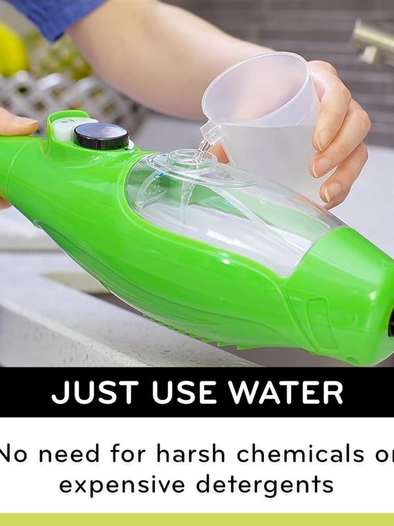 2025 H2O MOP® X5 Mopa a Vapor y Limpiador Portátil para Pisos de Madera, Baldosas, Juntas, Tapicería y Alfombras