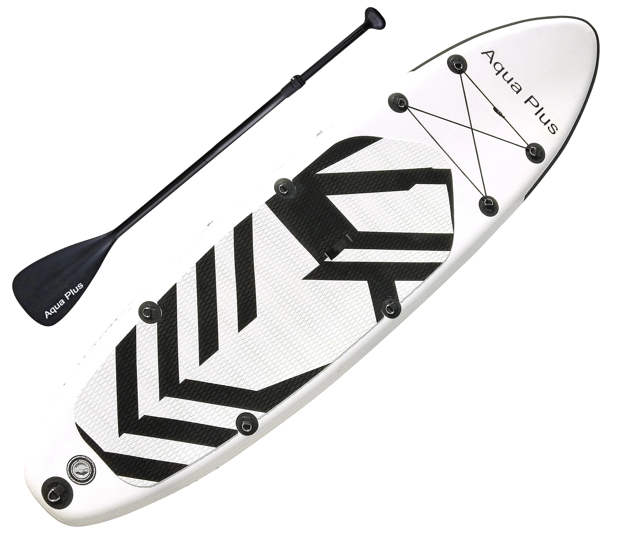 2025 Aqua Plus SUP Inflable – Grosor 15 cm, para Todos los Niveles, Tabla de Paddle Surf, ISUP con Bomba y Bolsa de Viaje, Adolescente/Adulto