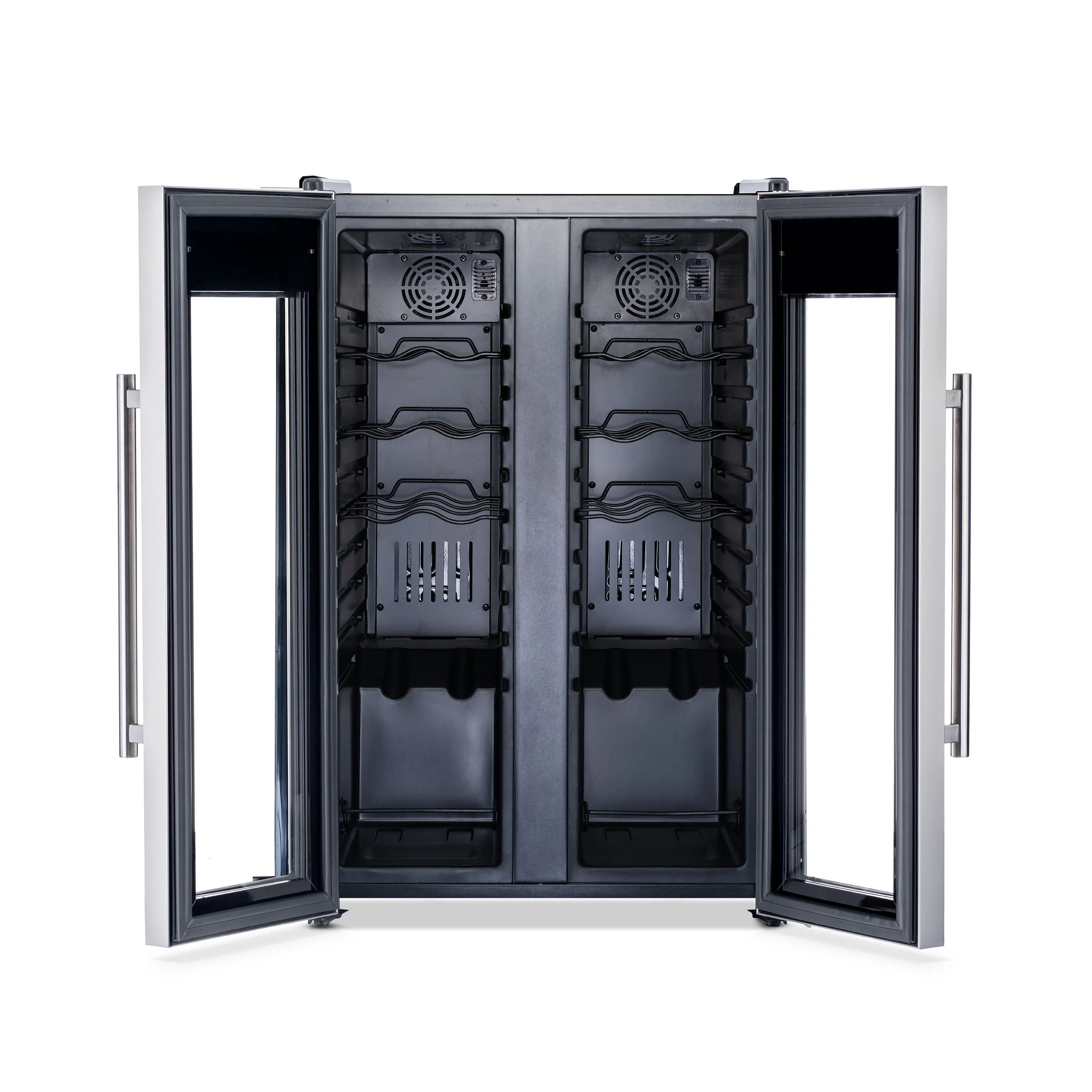 2025 Refrigerador de Vinos Independiente Newair® de Acero Inoxidable – 24 Botellas – 20