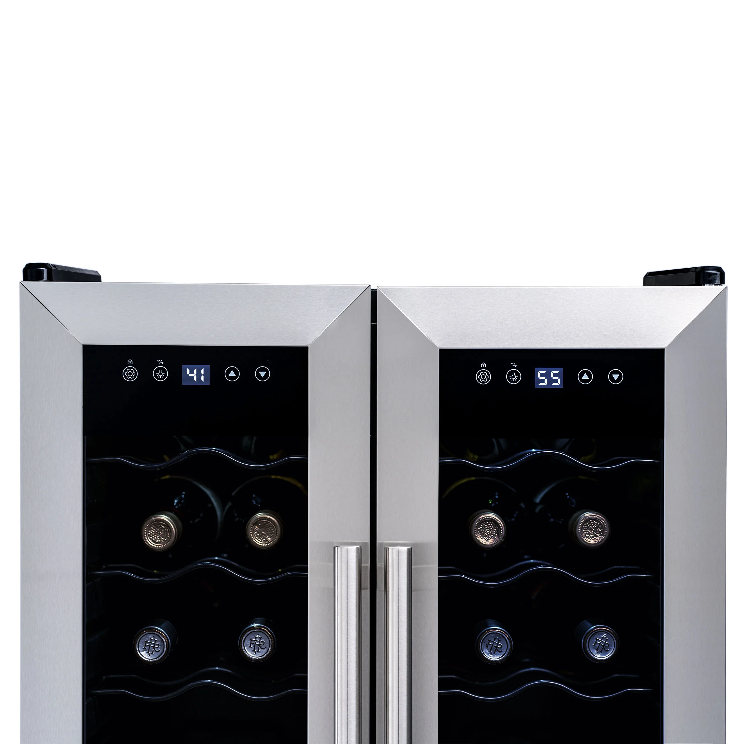 2025 Refrigerador de Vinos Independiente Newair® de Acero Inoxidable – 24 Botellas – 20