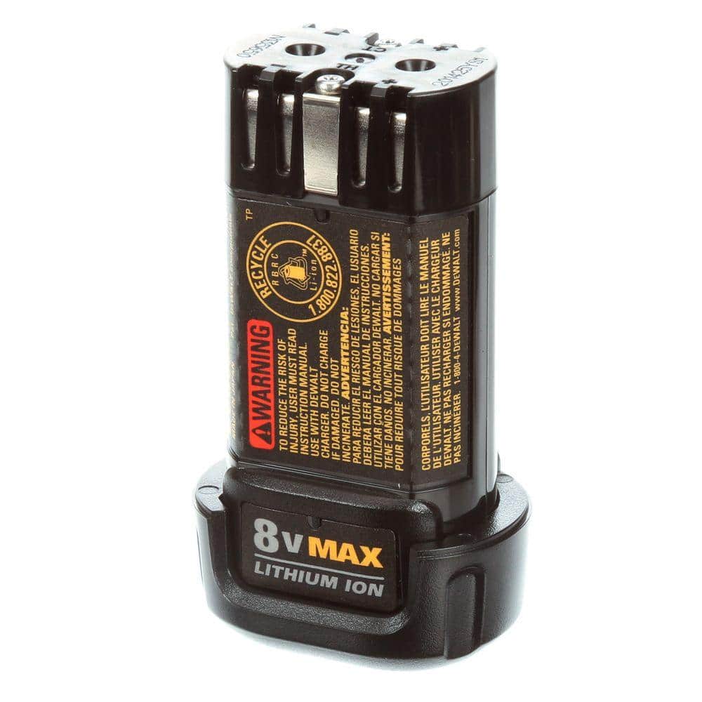Destornillador Giroscópico Inalámbrico 8V MAX con Mango Ajustable, (2) Baterías de 1.0Ah, Cargador y Bolsa DCF680N2