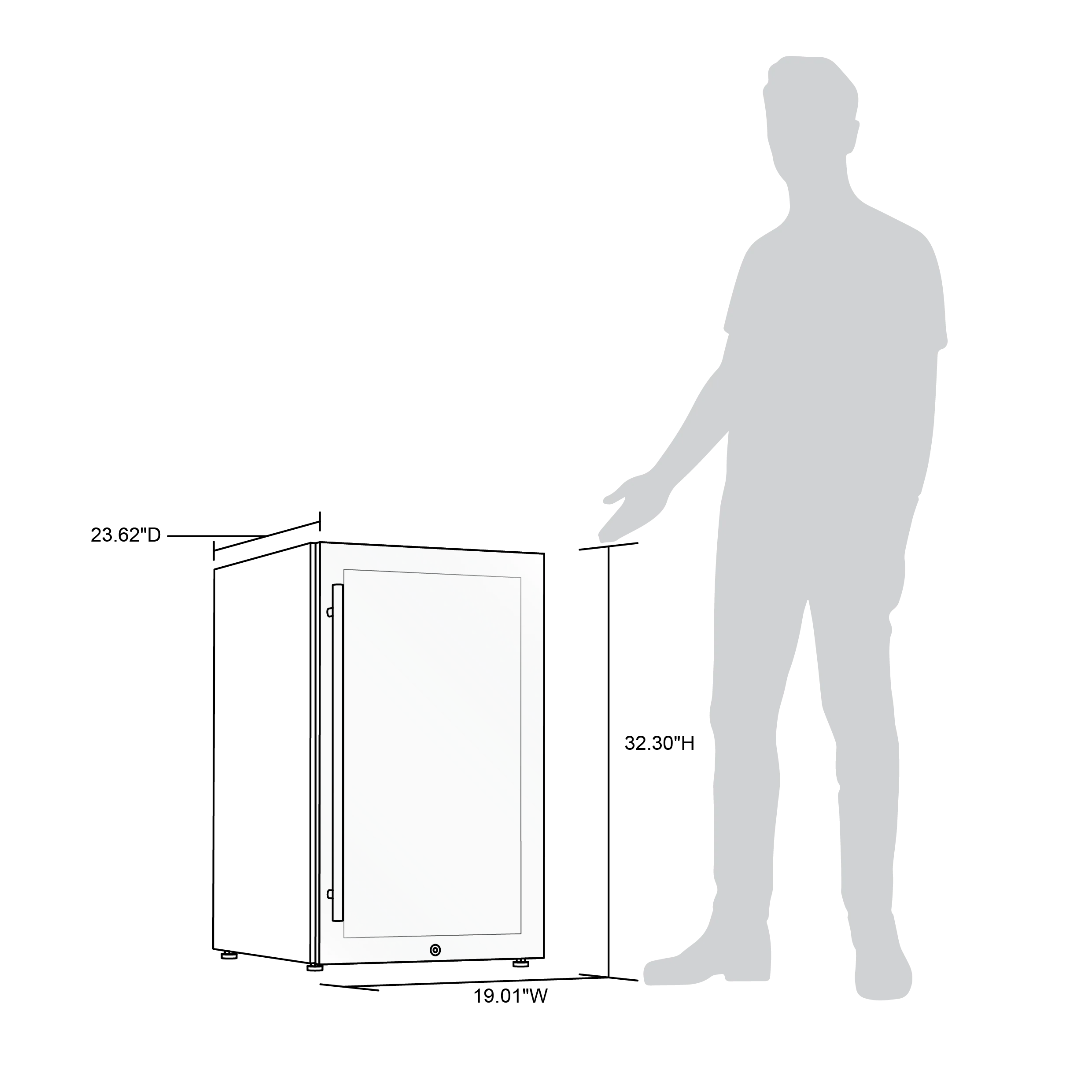 2025 Newair® Humidor Eléctrico para Puros – Gran Capacidad