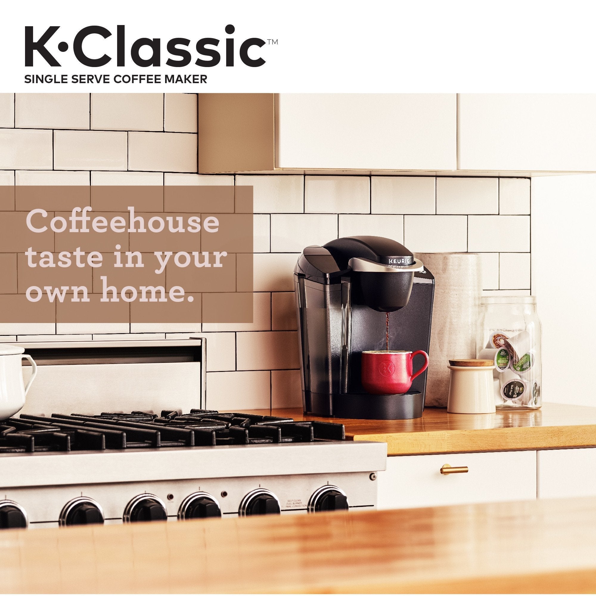 Cafetera Keurig K-Classic de Una Taza K-Cup, Negra