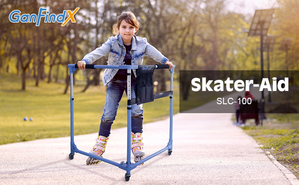 Ayuda de Patinaje Plegable para Niños – Soporte Ajustable en Altura para Principiantes