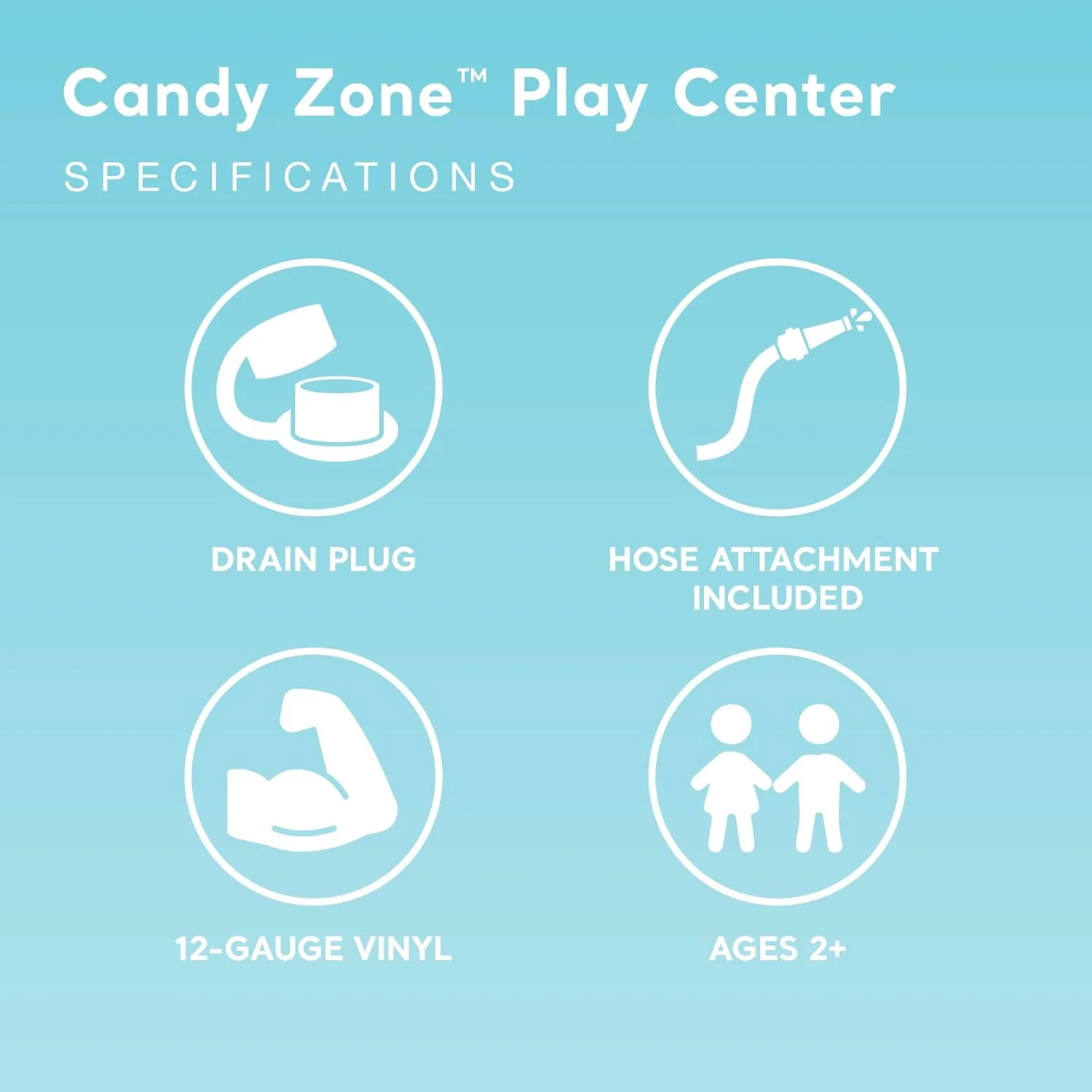 Intex Área de Juego Inflable Jungle Adventure – Piscina con Tobogán y Juegos de Agua para Niños