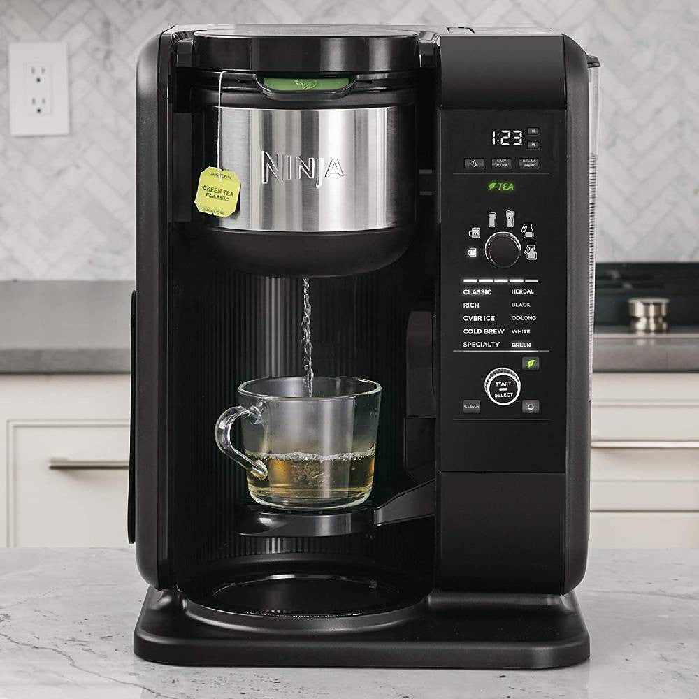 Sistema Ninja de Infusión Caliente y Fría, Cafetera y Tetera con Auto-iQ y Jarra de Vidrio