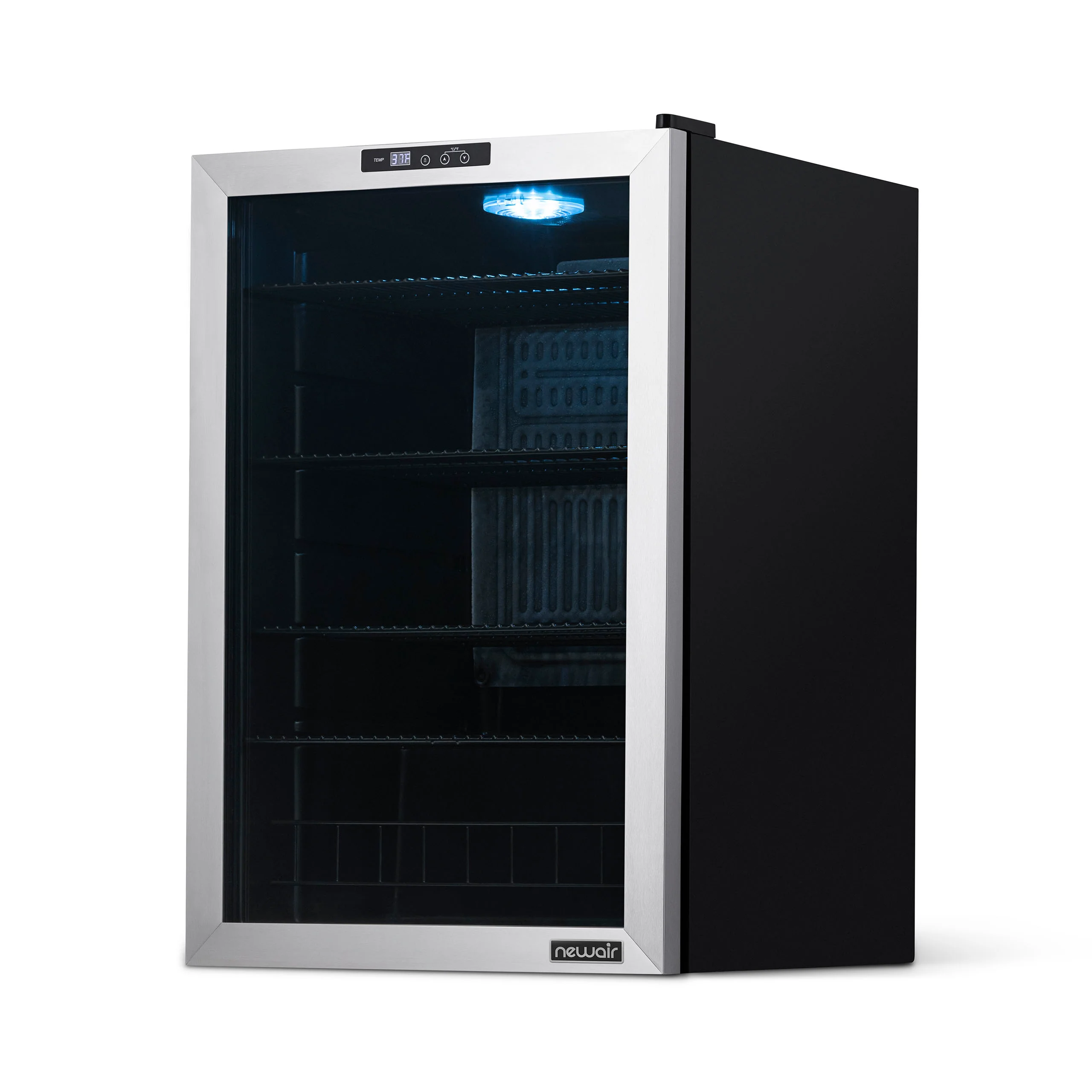 2025 Newair® Refrigerador de Bebidas Independiente en Acero Inoxidable – 160 Latas – 21,3