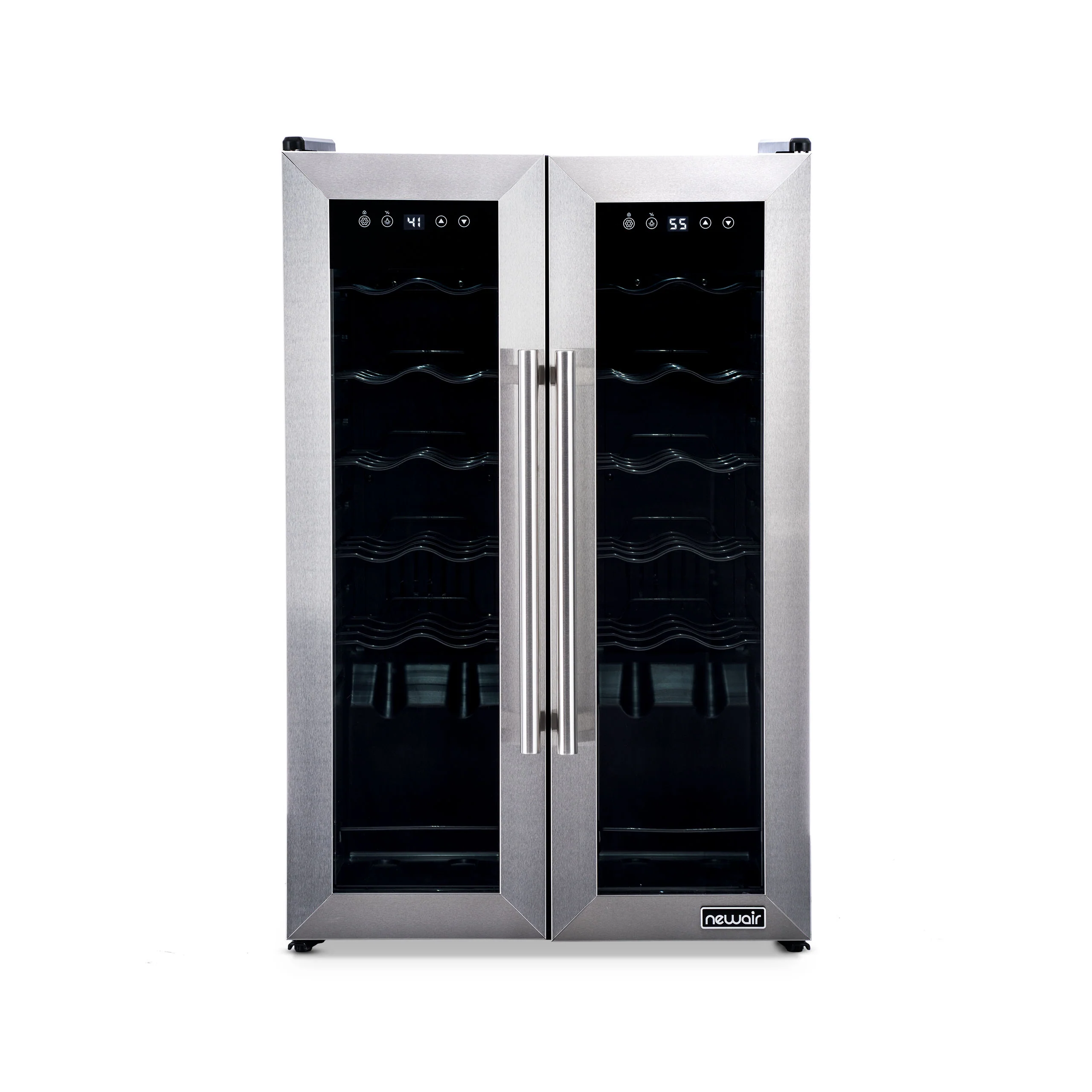 2025 Refrigerador de Vinos Independiente Newair® de Acero Inoxidable – 24 Botellas – 20