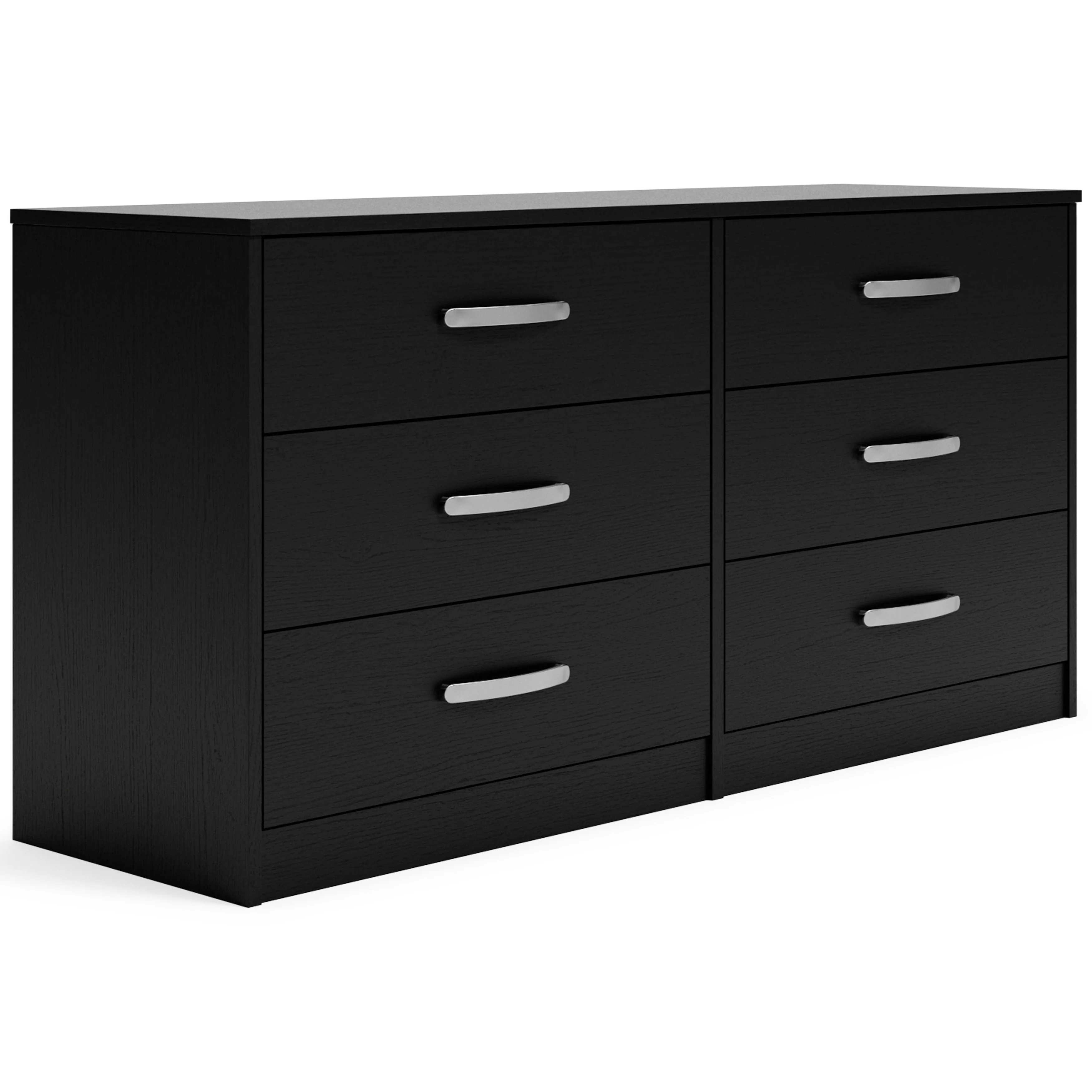 Cómoda Finch – Negra – Seis Cajones