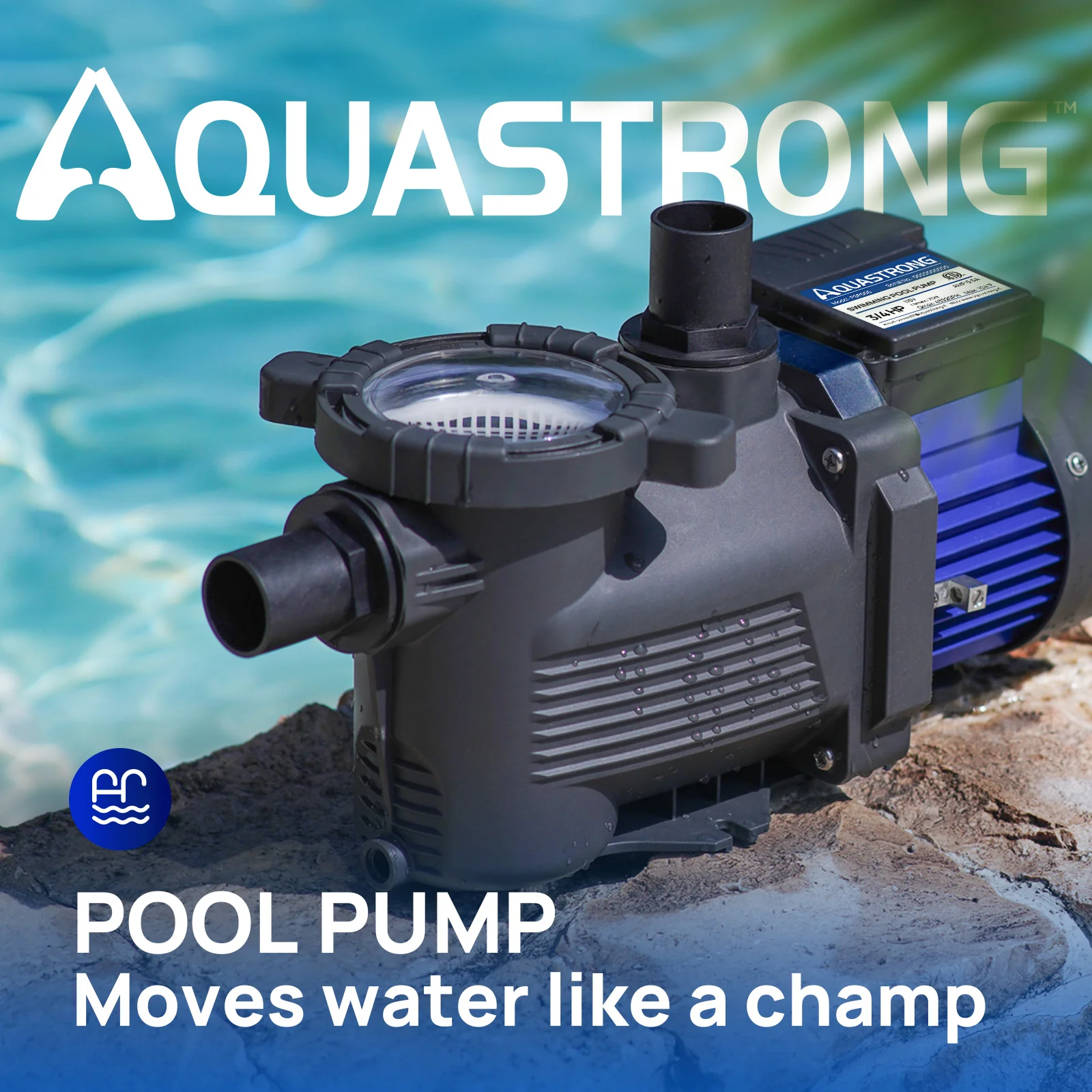 2025 PSP066-LV Bomba de piscina de 3/4 HP de velocidad única