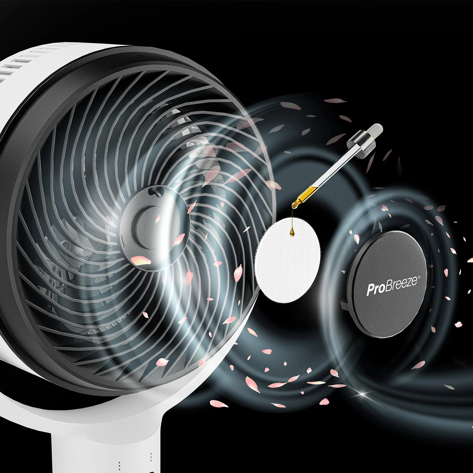 Ventilador de pie híbrido AirFlo™ 43