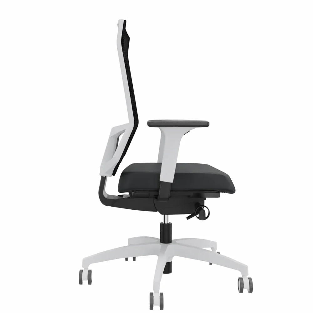 2025 Silla de Oficina Ergonómica Dauphin @JUST EVO MESH WHITE AJ 5776_SLP