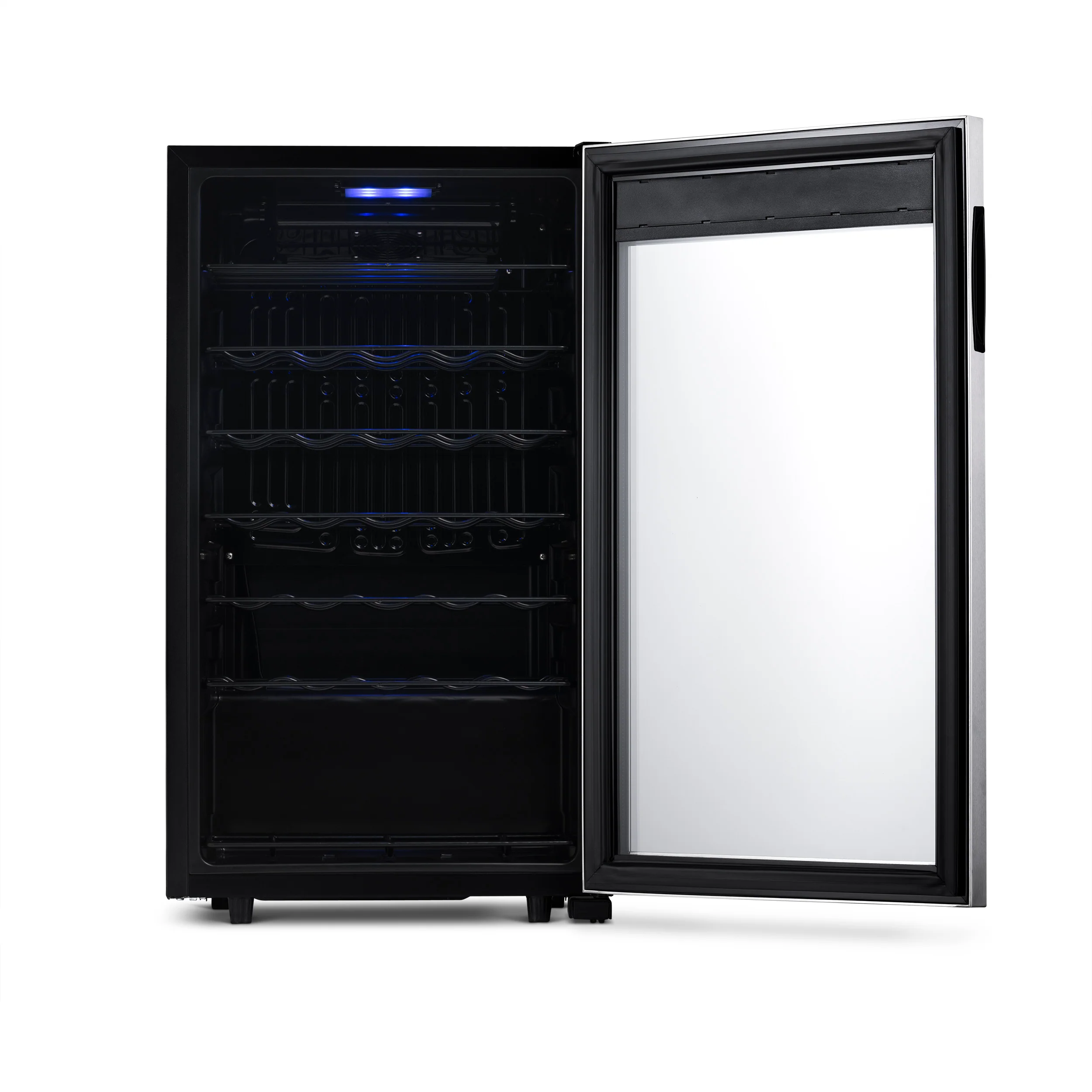 2025 Refrigerador de Vinos Independiente Newair® de Acero Inoxidable – 33 Botellas – 18,9