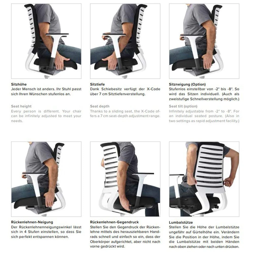 2025 Silla de Oficina Ergonómica Dauphin X-CODE XC 5380_SLP – Entrega Inmediata