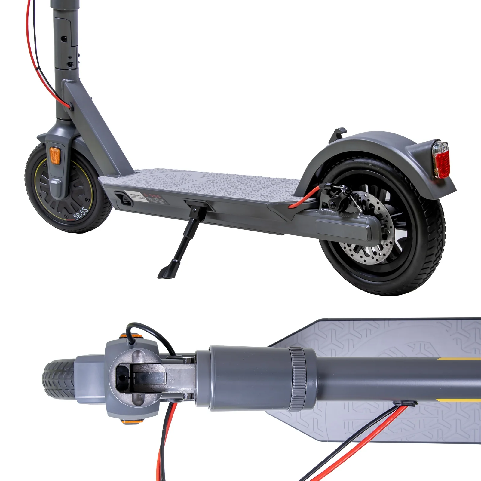 2025 KSR Shell SR-5S patinete eléctrico 350 W en gris con homologación vial (StVZO)