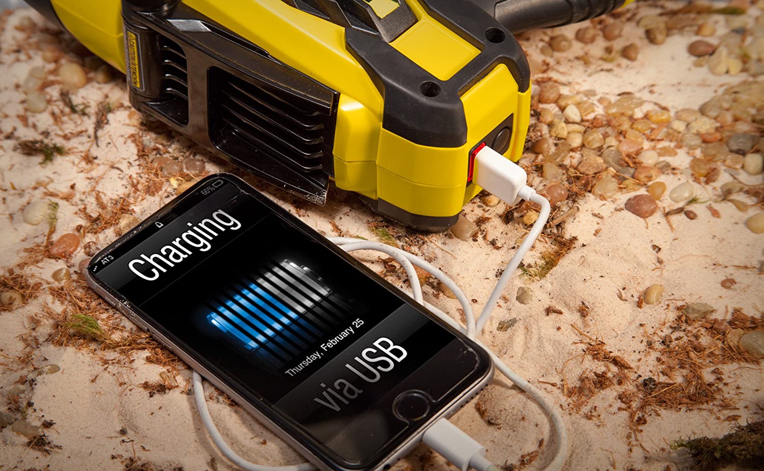 2025 Linterna de Mano LED Ultra Brillante STANLEY FATMAX 2200 Lúmenes con Cargador USB