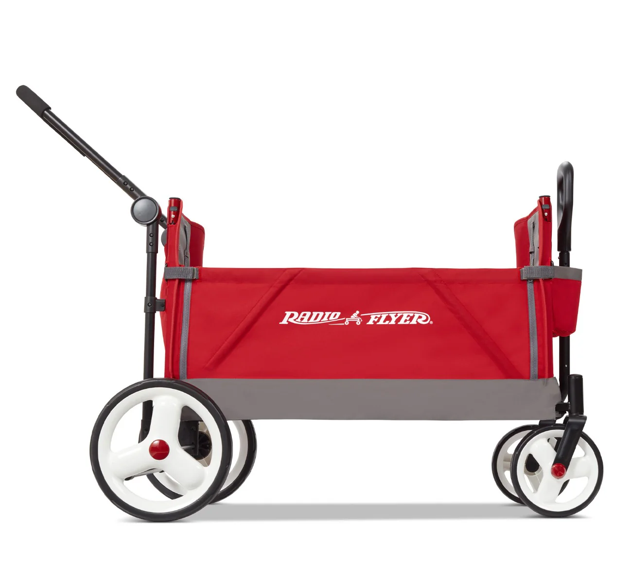 2025 Convertible Stroll 'N Wagon – Dirección Versátil, Plegado Fácil, Seguridad y Comodidad para Toda la Familia