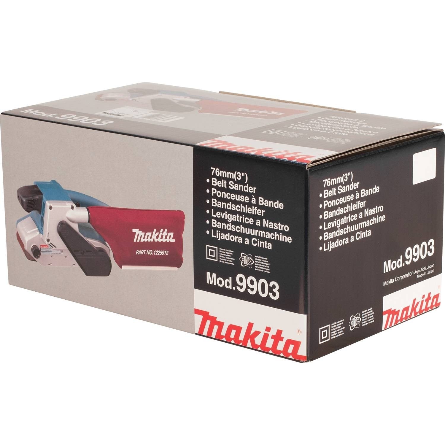 Makita 9903 Lijadora de Banda Variable de 3 x 21 Pulgadas