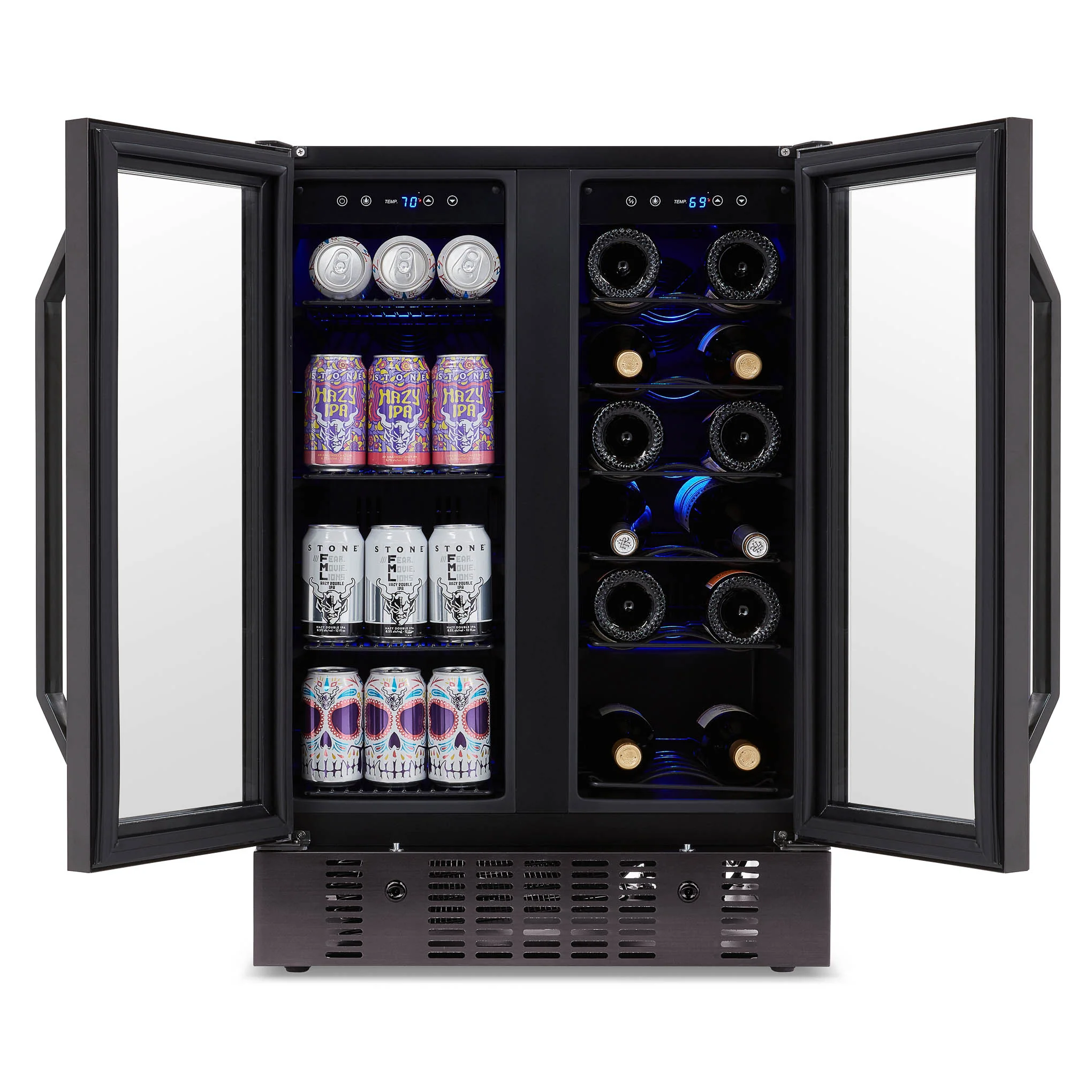 2025 Newair® Refrigerador Empotrable de Doble Zona – 60 Latas y 18 Botellas – 24