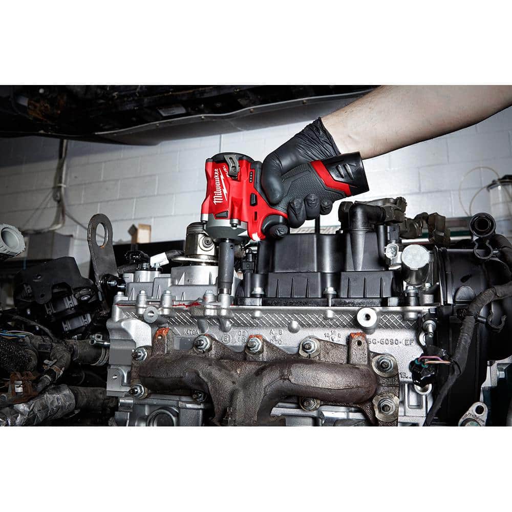 Llave de impacto inalámbrica compacta M12 FUEL de 12V, sin escobillas, de 3/8 pulg. (Solo herramienta) modelo 2554-20
