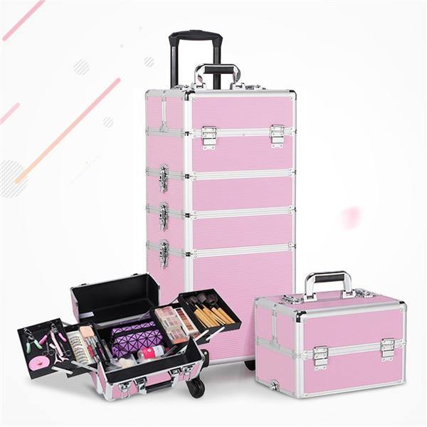 Maleta de Maquillaje Yaheetech 4 en 1 de 80 cm (31,6 pulgadas)
