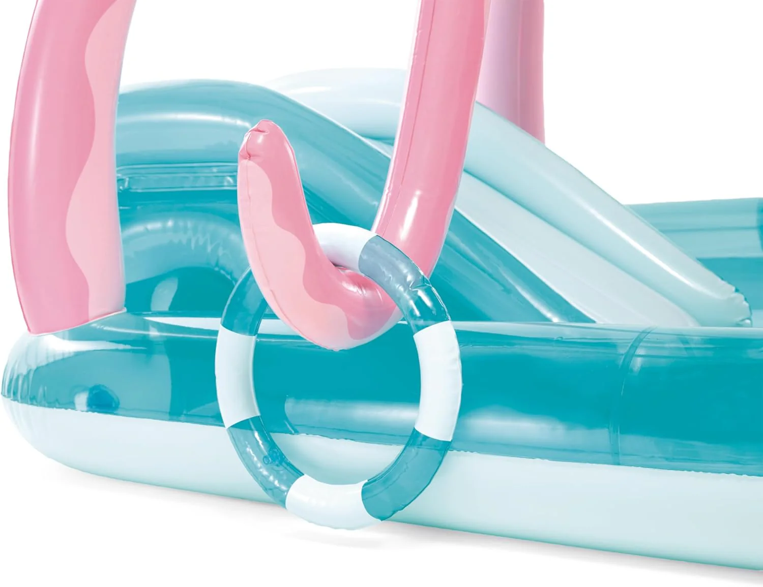 Intex Área de Juego Inflable Jungle Adventure – Piscina con Tobogán y Juegos de Agua para Niños