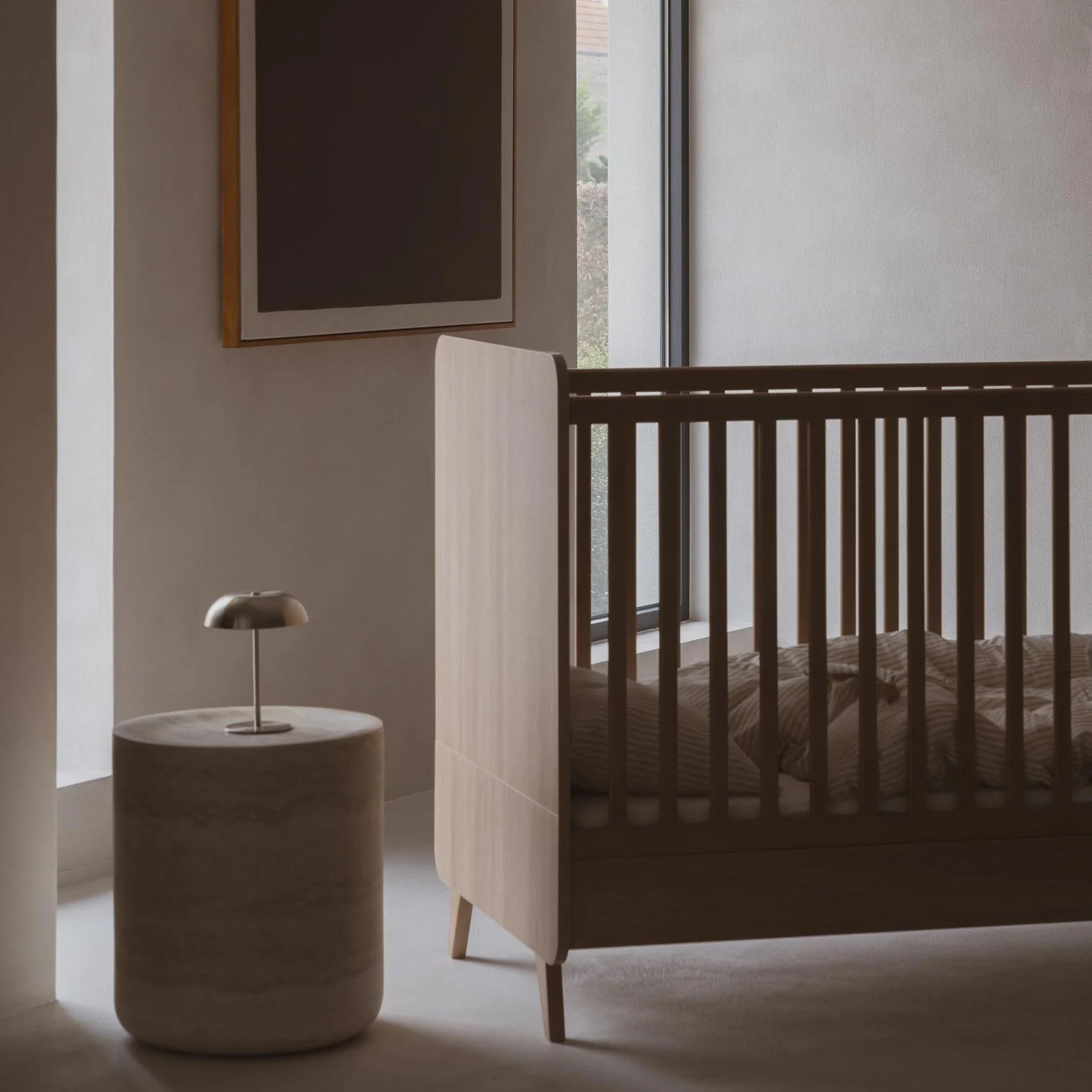 2025 Cuna Loft – Honey Ash 140x70 cm (conversión posible a cama infantil 140x70 cm)