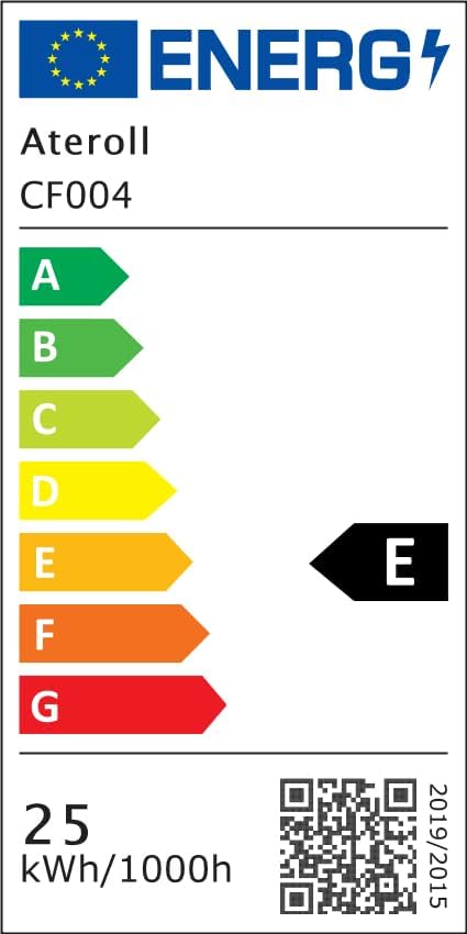 Ventilador de Techo con Luz 40.5 cm, Ventilador Silencioso de 20 W, Regulable 3000K-4000K-6500K, 6 Velocidades con Control Remoto, Temporizador, Memoria de Luz, Ventilador Reversible