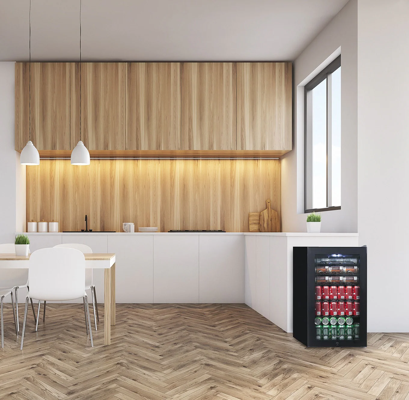 2025 Newair® Refrigerador de Bebidas Independiente Negro - 126 Latas - 18,8”