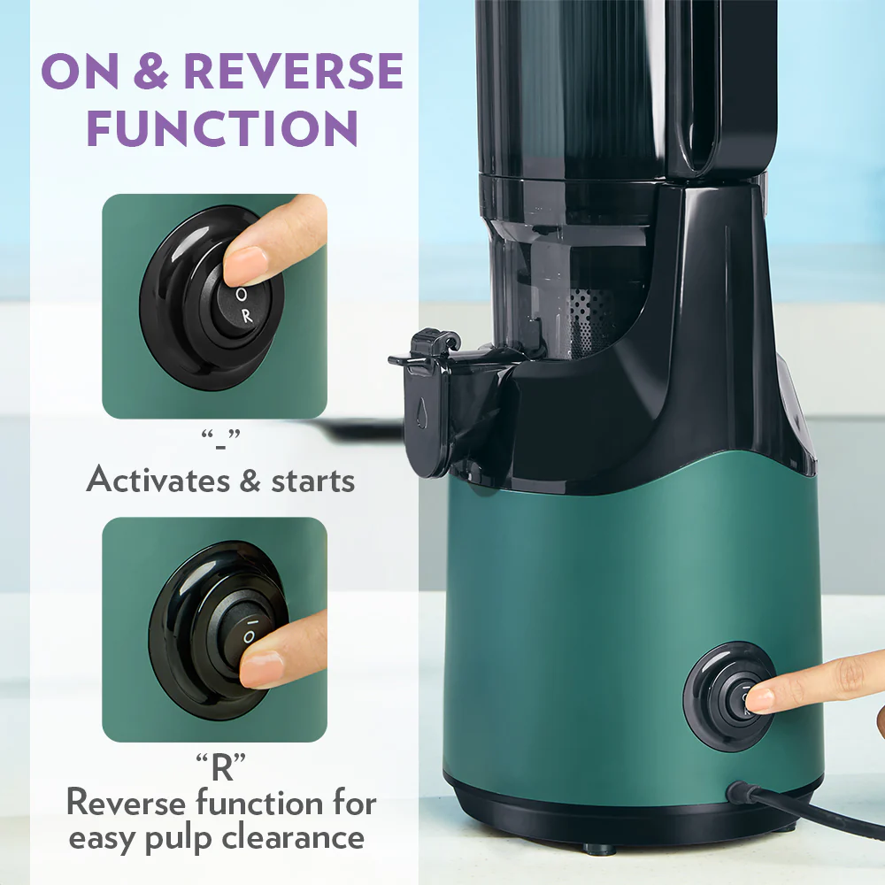 2025 Extractor de jugos Borosil Vita Rich Slow Juicer