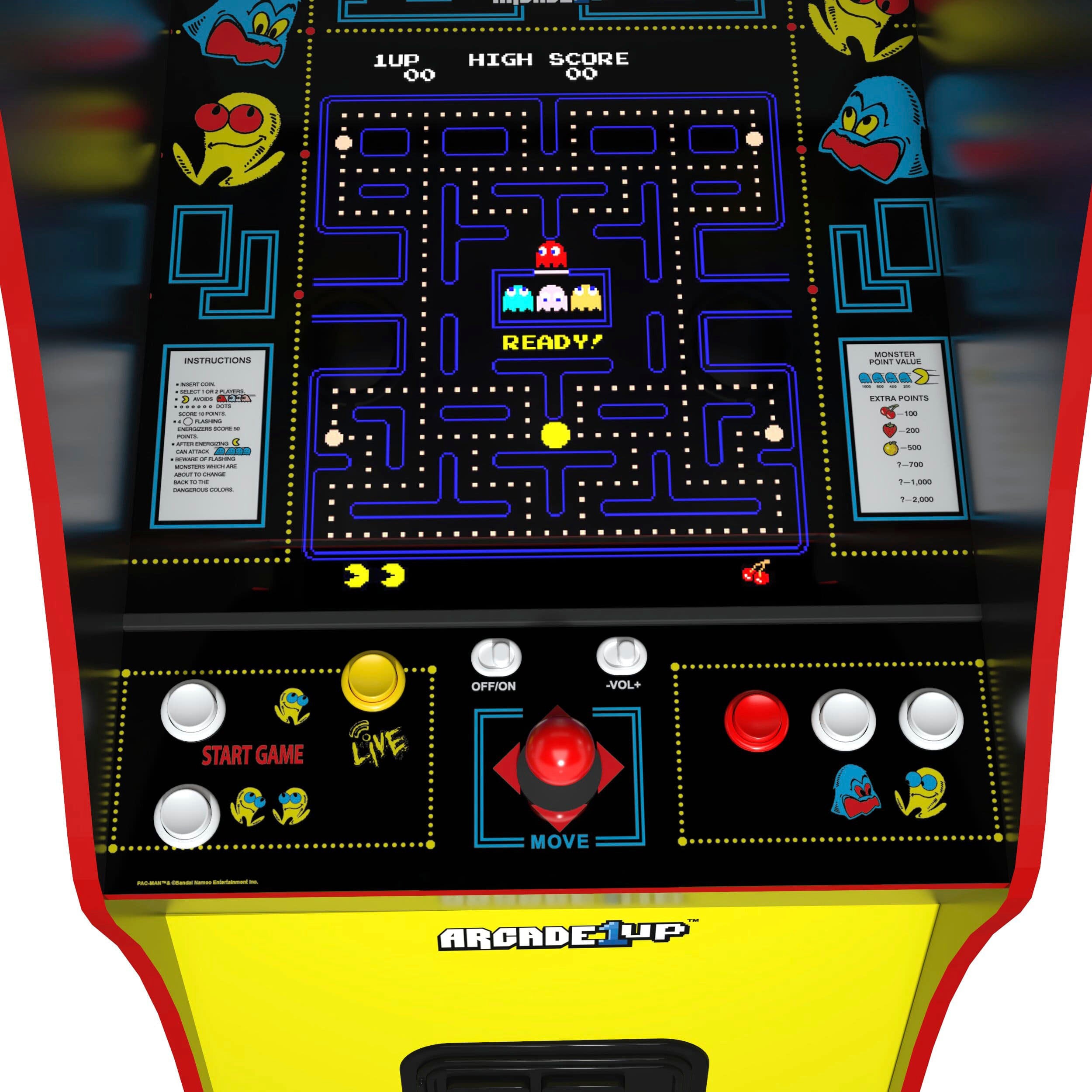 Arcade1Up – Máquina Arcade PAC-MAN Deluxe – Amarilla