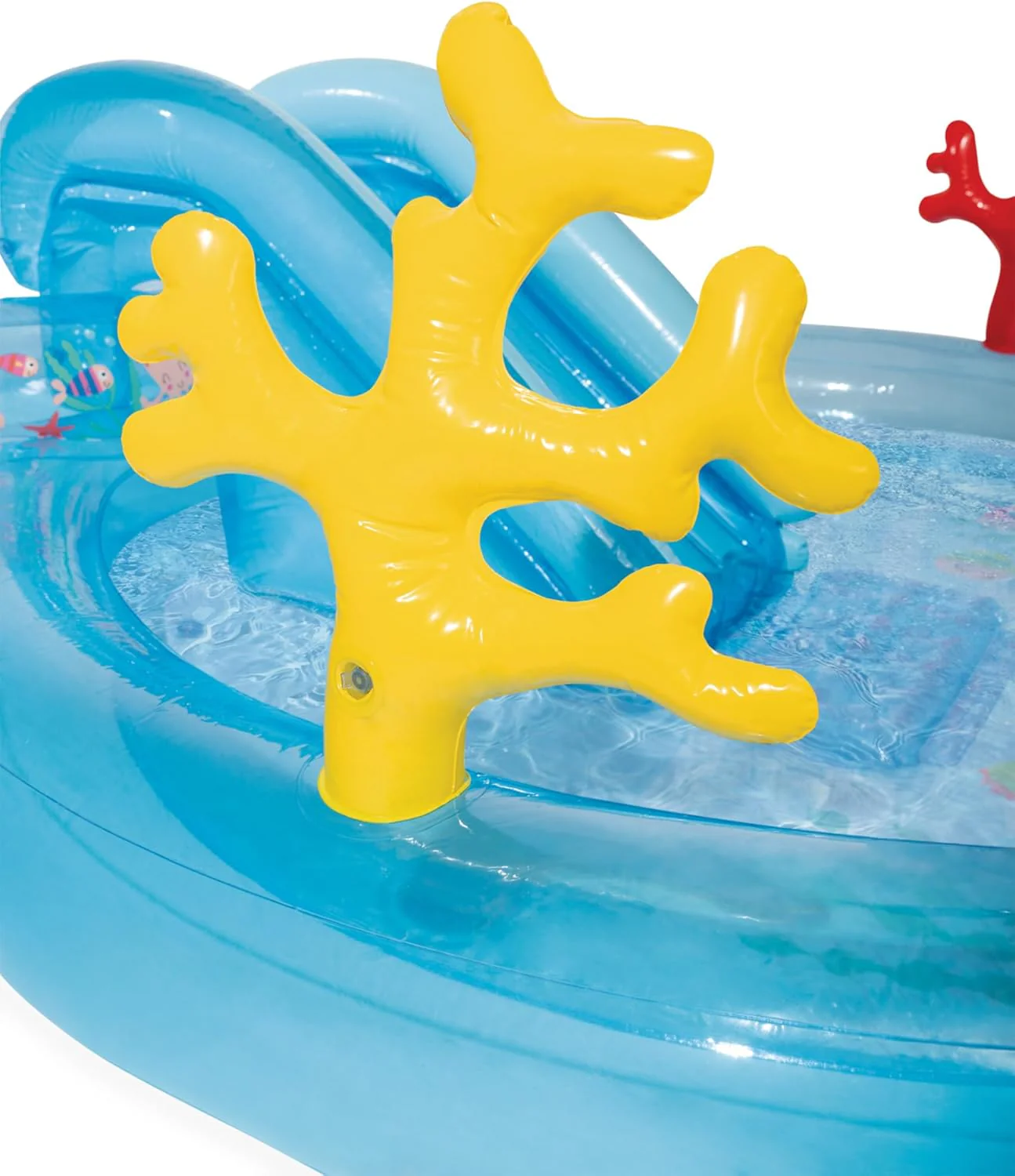 Intex Área de Juego Inflable Jungle Adventure – Piscina con Tobogán y Juegos de Agua para Niños