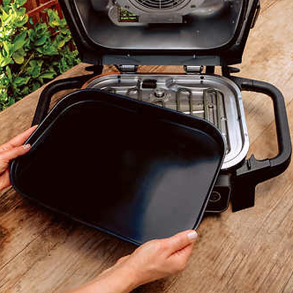 2025 Parrilla y Ahumador Profesional para Exteriores, Termómetro Integrado, Parrilla Principal 7 en 1, Ahumador BBQ, Freidora de Aire, Horno, Deshidratador, Parrilla, Pellet de Leña, Portátil, Eléctrica