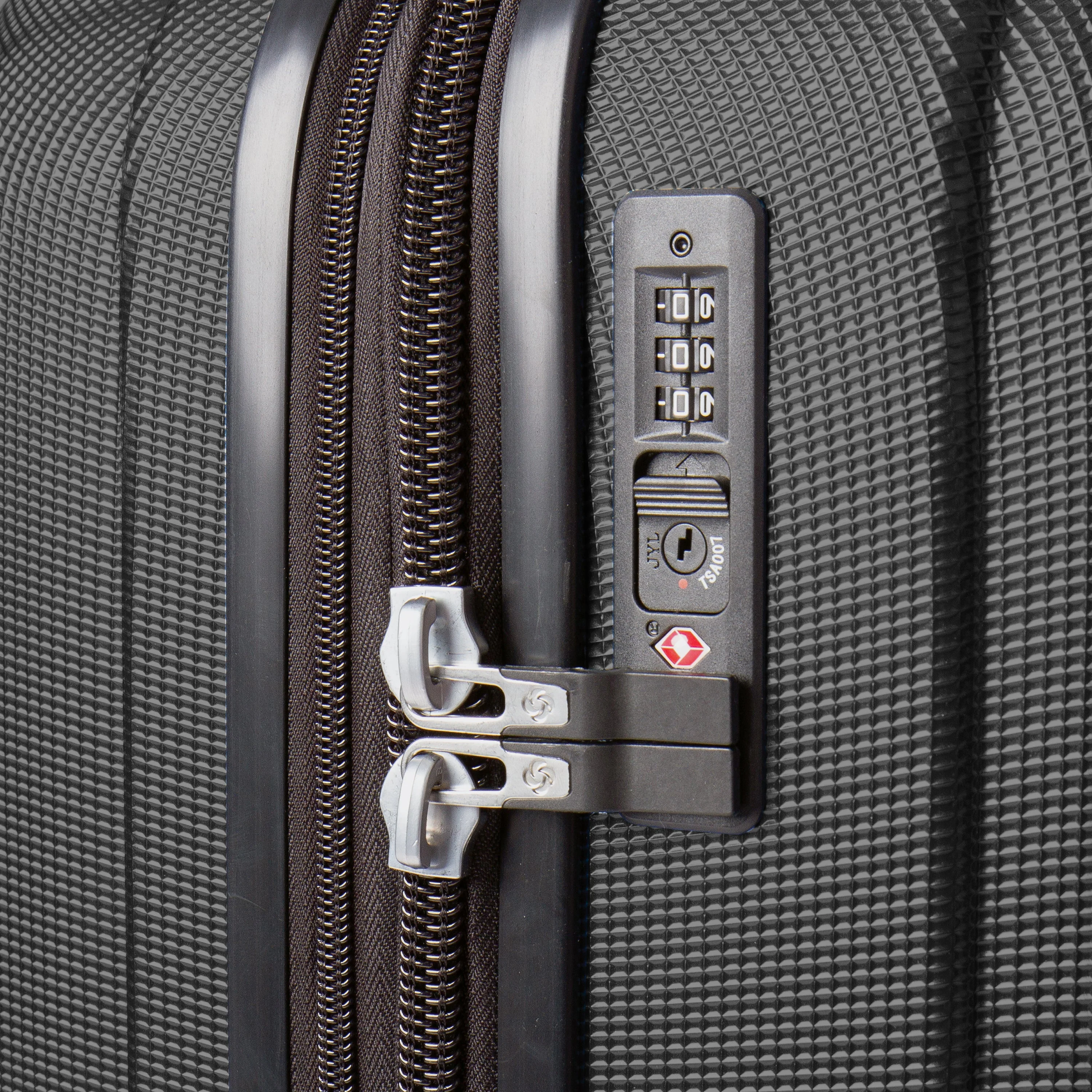 2025 Samsonite Omni 3.0 - Juego de maletas expandibles con ruedas de 2 piezas (equipaje de mano y mediano)