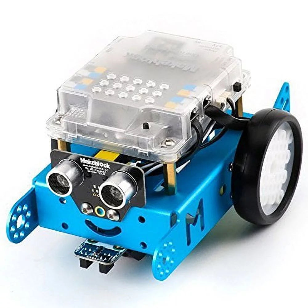 Makeblock Kit DIY mBot (Versión Bluetooth) – Educación STEM – Arduino – Scratch 2.0 – Kit de Robot Programable para Niños para Aprender a Programar, Familia, Azul