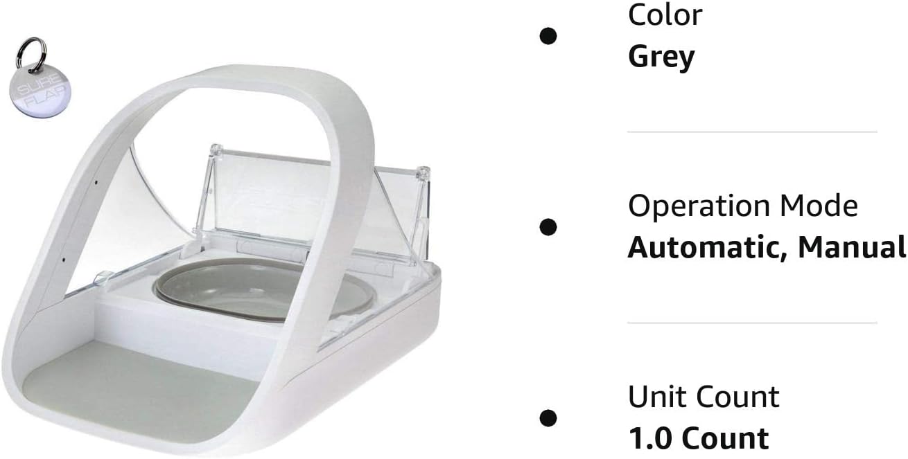 Alimentador Automático para Mascotas - Alimentador con Microchip para Mascotas – MPF001 – Adecuado para Comida Húmeda y Seca – Toalla para Mascotas eOutletDeals de regalo