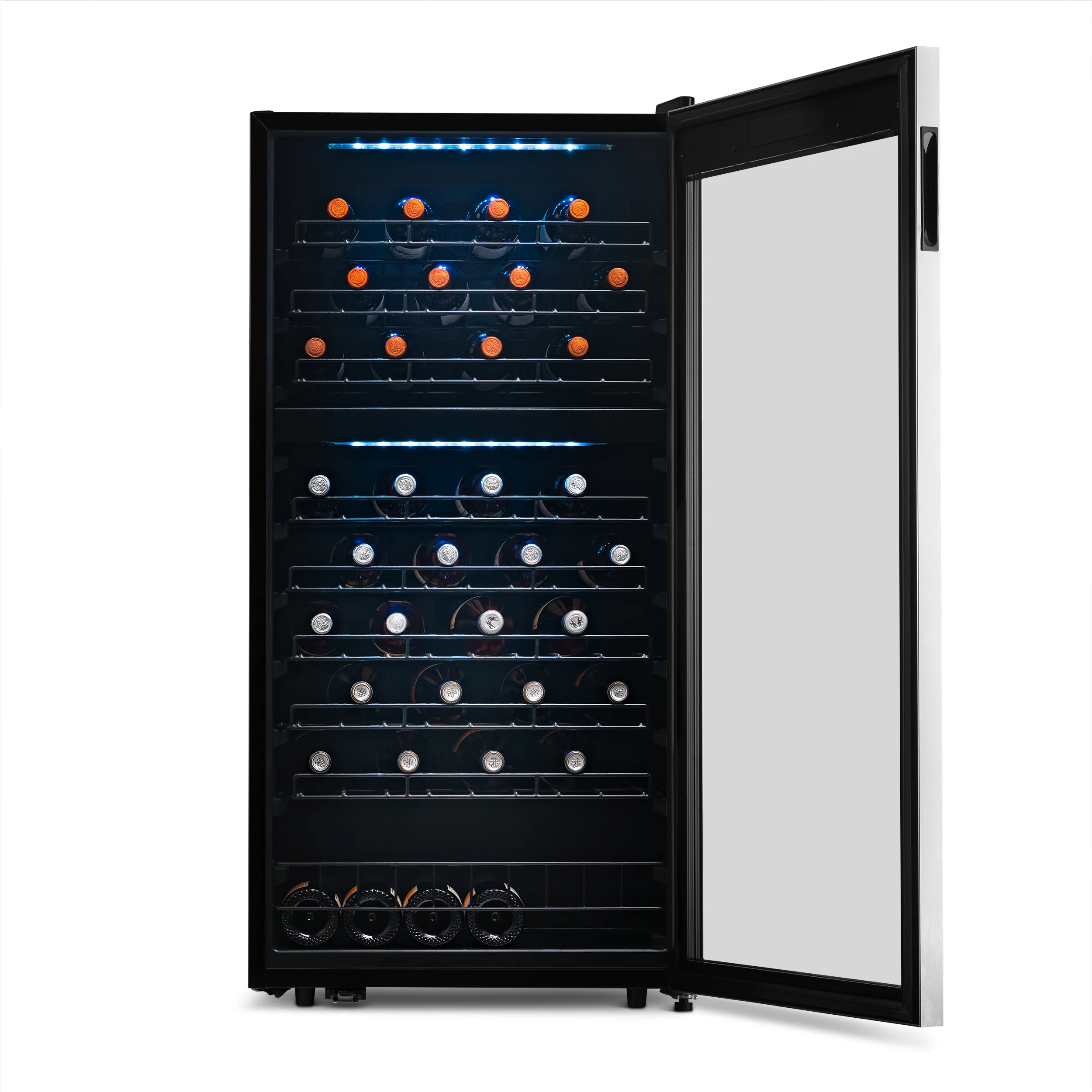 2025 Refrigerador de Vinos Independiente Newair® de Acero Inoxidable – 76 Botellas – 23