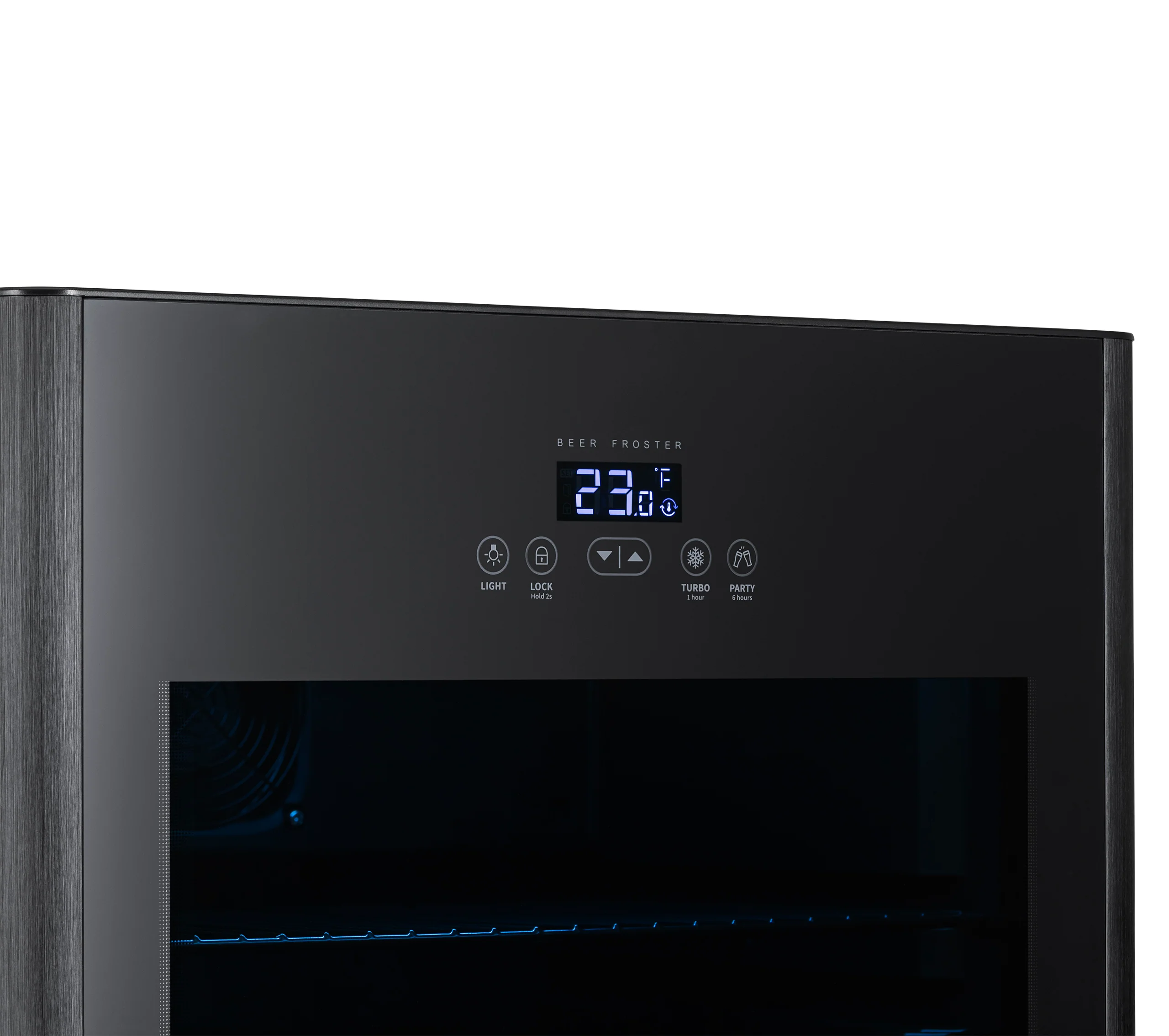 2025 Newair® Refrigerador de Bebidas Negro Independiente para 125 Latas con Función de Congelación Rápida – 22,1”