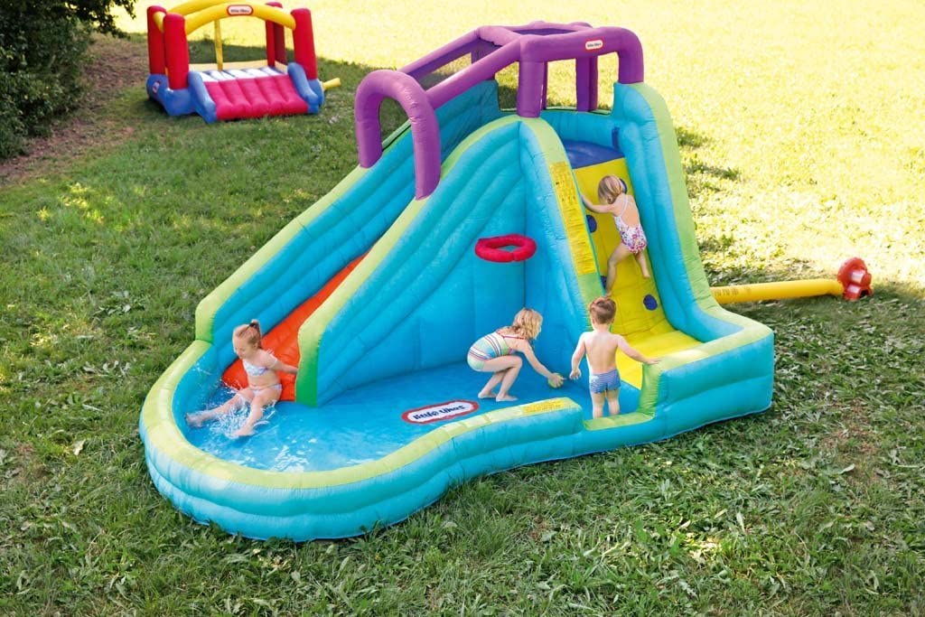 Little Tikes Slam 'n Curve Slide, Multicolor