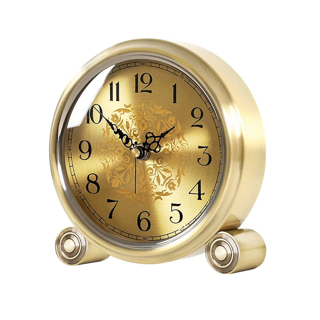 Reloj de escritorio creativo y silencioso para mesita de noche – Personalidad y estilo para el dormitorio