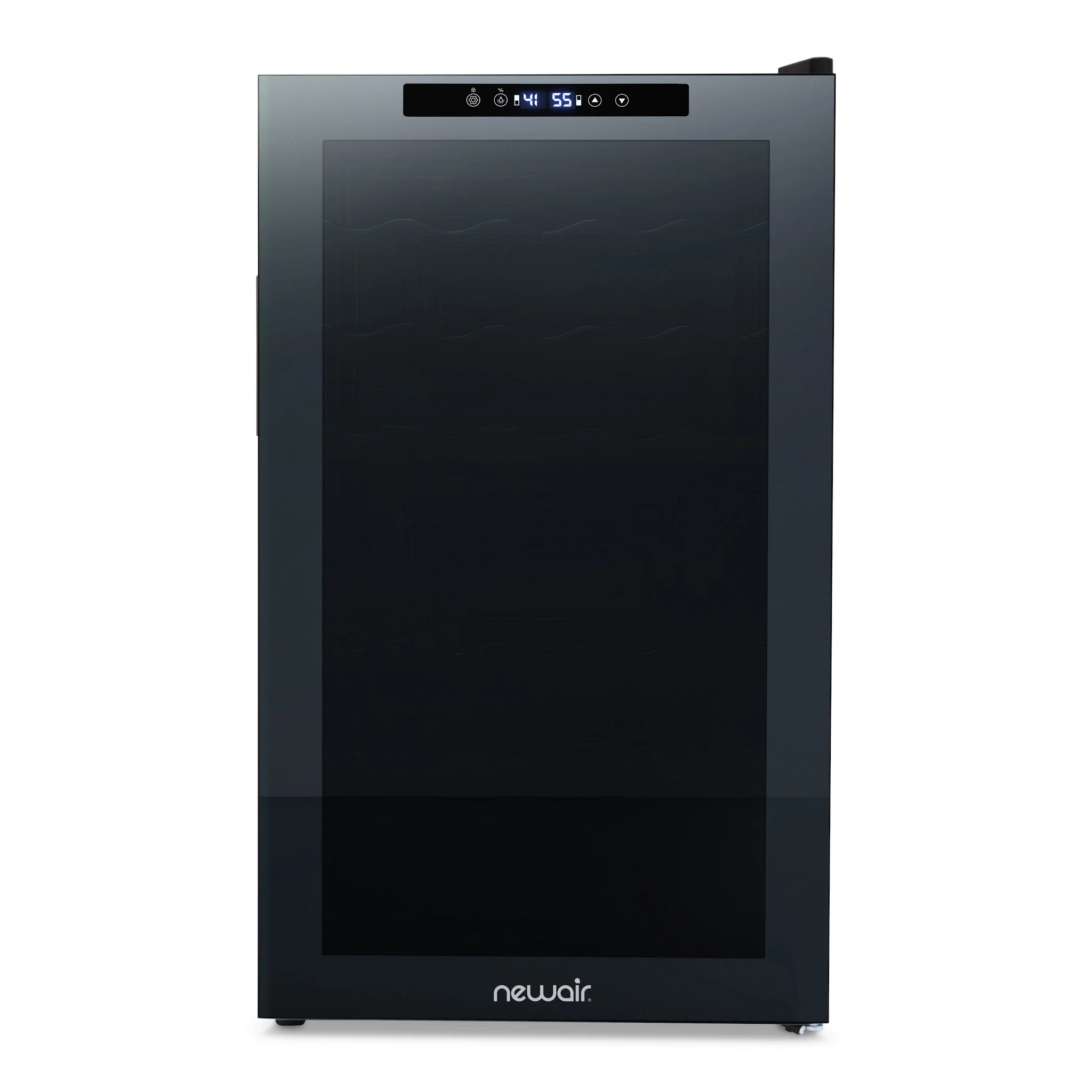 2025 Refrigerador de Vinos Independiente Newair® Negro – 33 Botellas, Doble Zona – 19,5