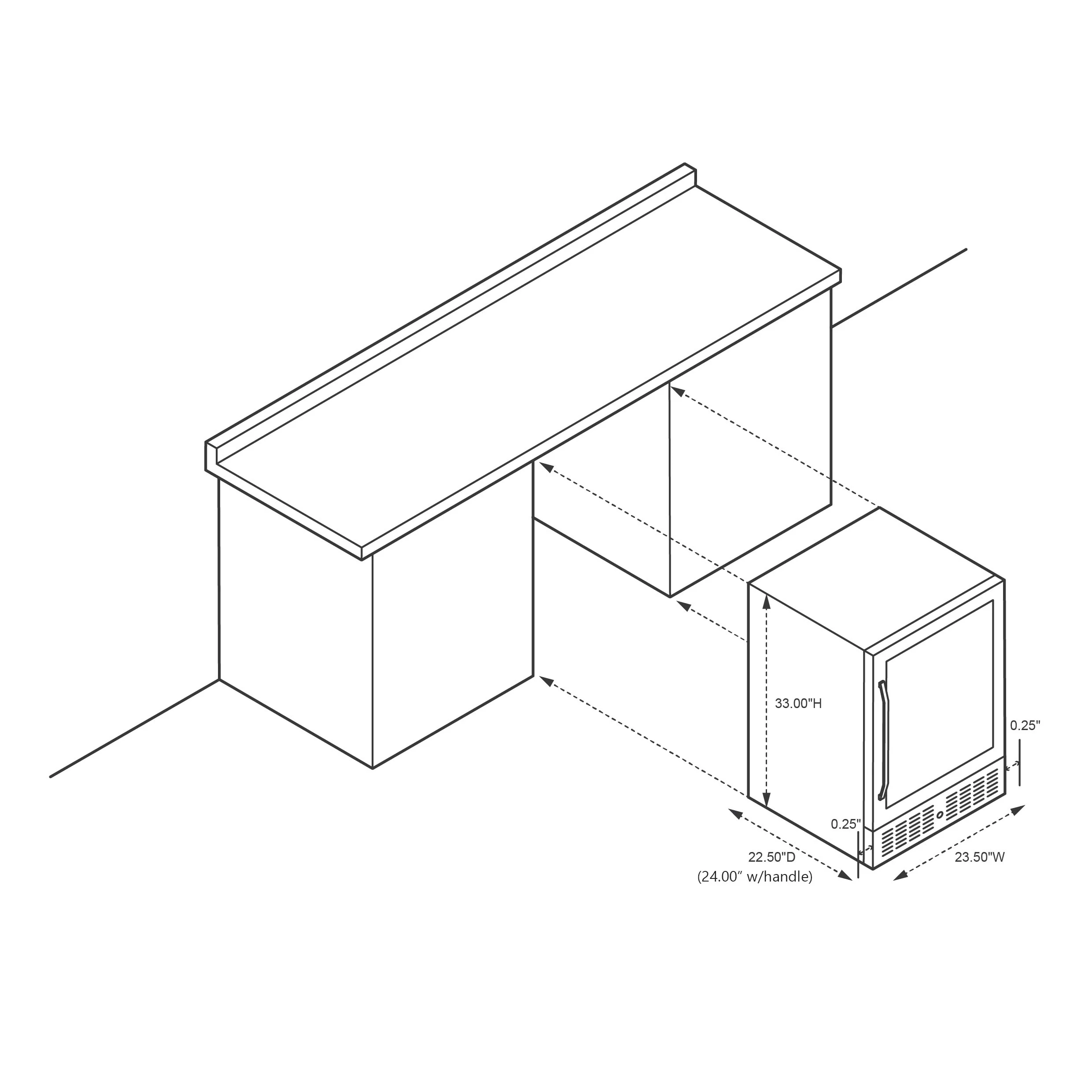 2025 Newair® Refrigerador Empotrable de Doble Zona para 70 Latas y 20 Botellas - 24