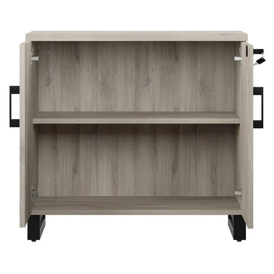 Gabinete de Almacenamiento Apex, Roble Envejecido