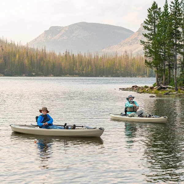 Lifetime 90806 Tamarack Angler 100 Kayak de Pesca 2 Paquetes (Remos Incluidos)