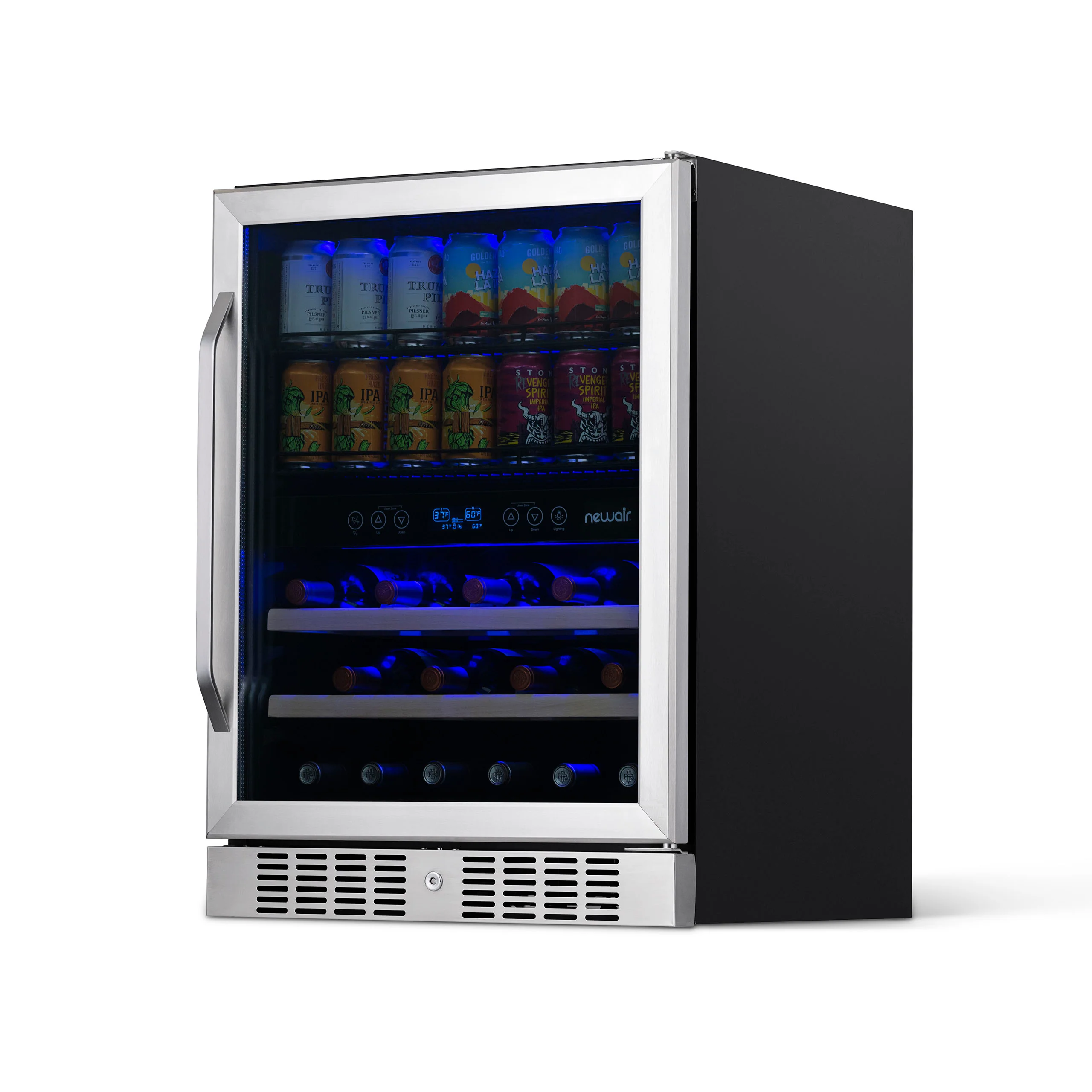 2025 Newair® Refrigerador Empotrable de Doble Zona para 70 Latas y 20 Botellas - 24